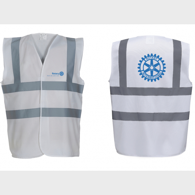 Gilet prévention Rotary personnalisé - à partir de 10 pièces