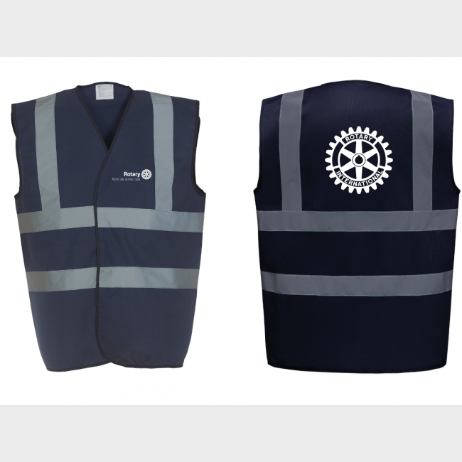 Gilet prévention Rotary personnalisé - à partir de 10 pièces