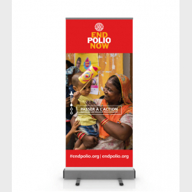 Kakémono End Polio Now 3 Disponible sous 10 jours
