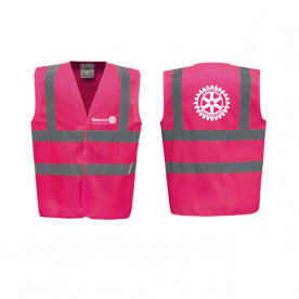 Gilet prévention ROTARACT personnalisé - à partir de 10 pièces