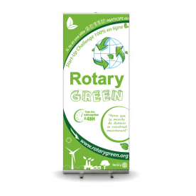 Kakémono Rotary Green